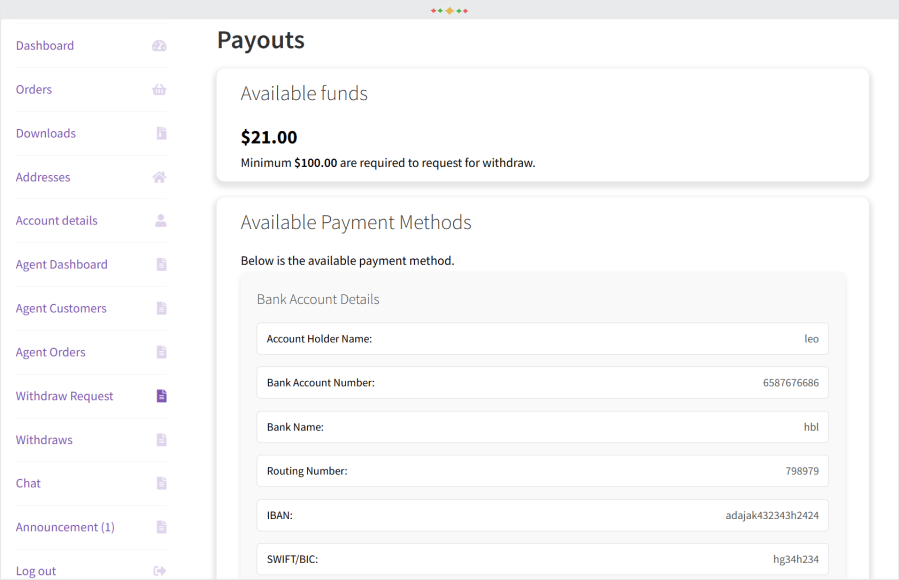 woocommerce sale agents manager plugin