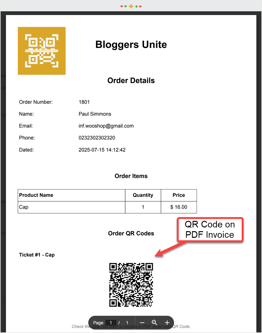 woocommerce generate qr code for event ticket plugin