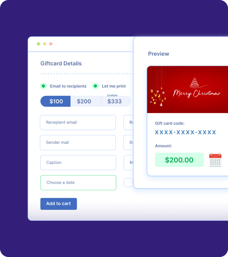 Allow Shoppers to Schedule Gift Cards 