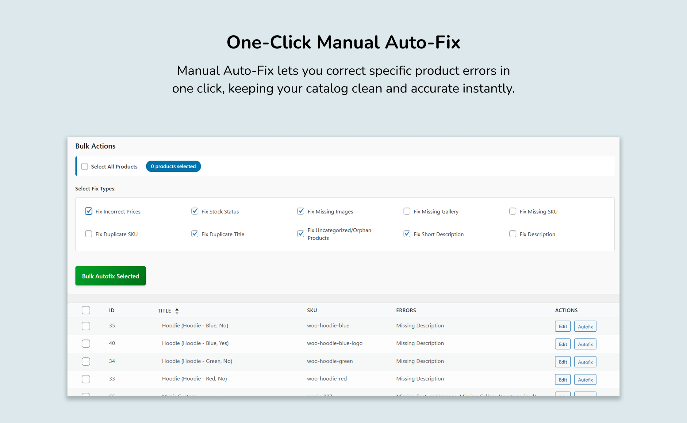 Extify Mistakes Finder - WooCommerce Marketplace