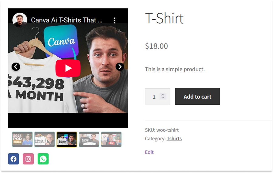 Upload or Embed Videos for WooCommerce