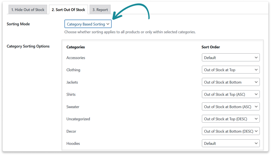 Sort out of stock for WooCommerce