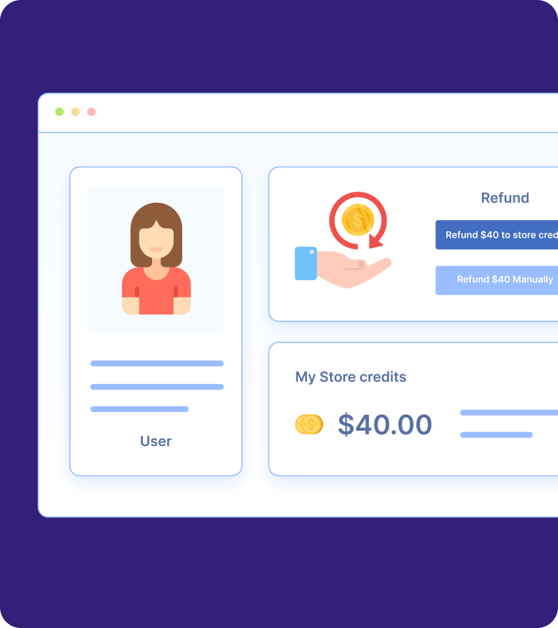 Provide Refunds to Store Credit 