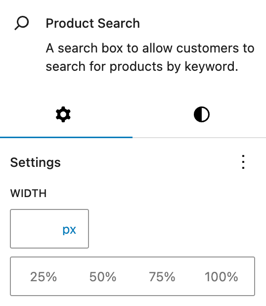 Product Search Block