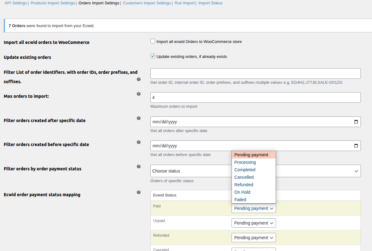 Migrate Import Ecwid - WooCommerce Marketplace