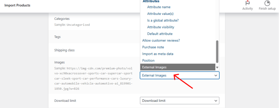 Import External Images with the WooCommerce CSV Importer