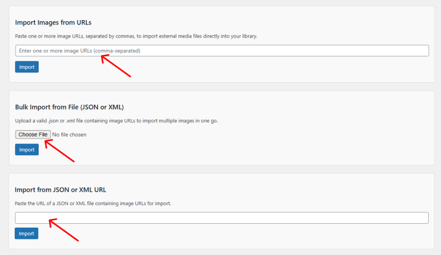 External Images for WooCommerce Import Options