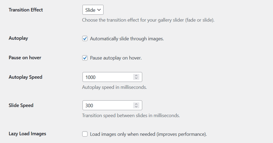 Gallery Slider for WooCommerce