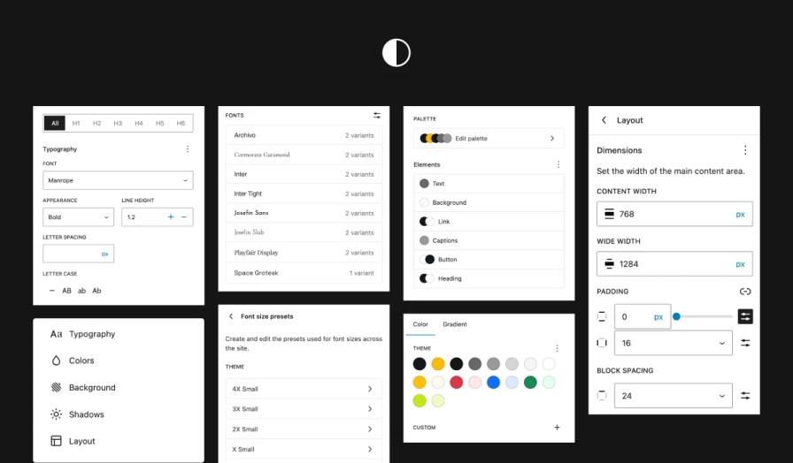 Kanvas theme global styles
