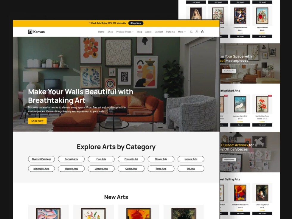 Kanvas homepage