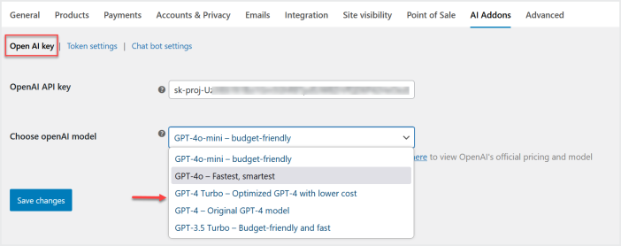 WooCommerce artificial intelligence AI plugin