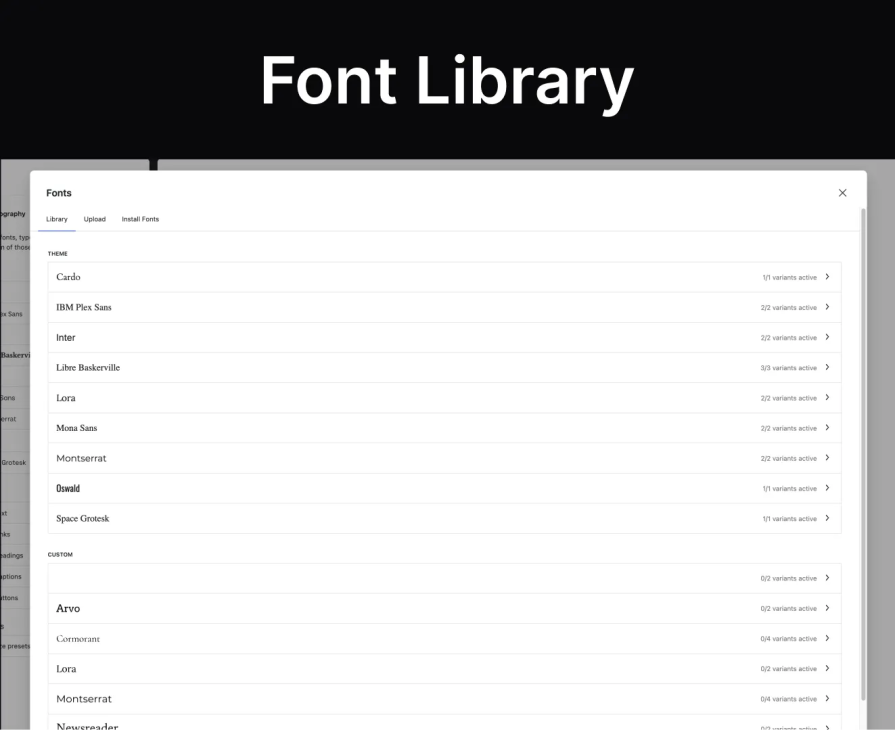 ORNA Font Library