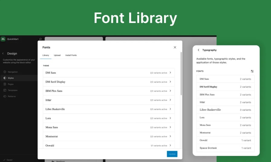 QuickMart Font Library
