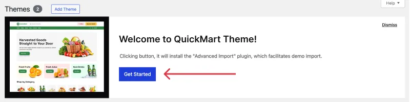 QuickMart Get Started