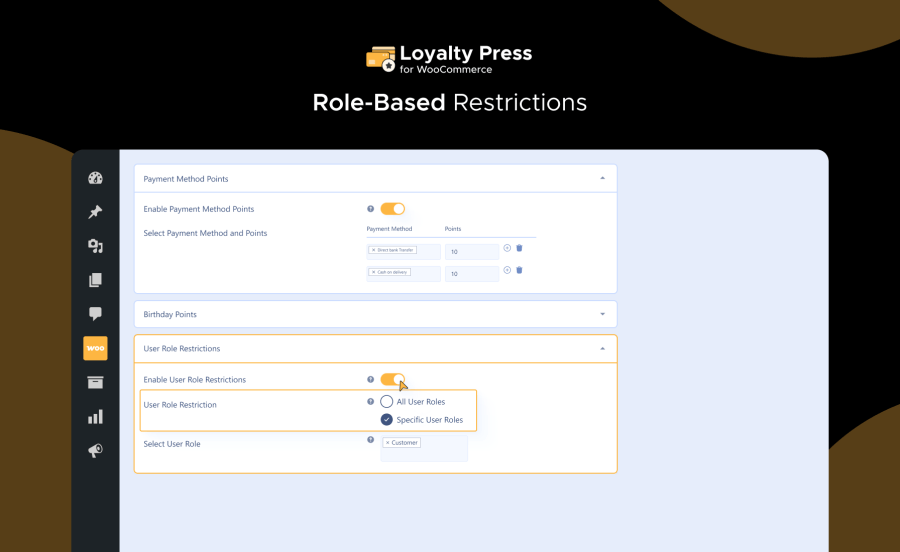 Role-Based Restrictions