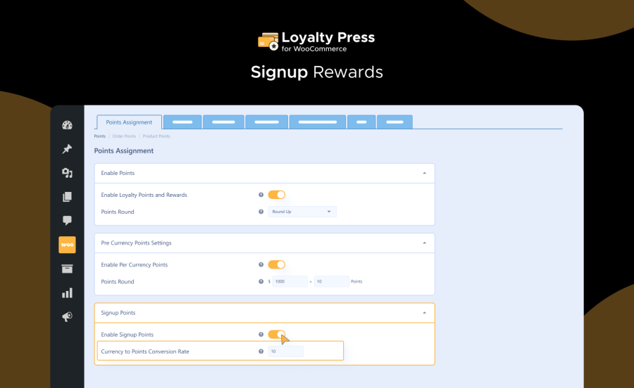 Signup Rewards