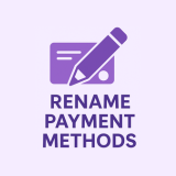 Rename Payment Methods