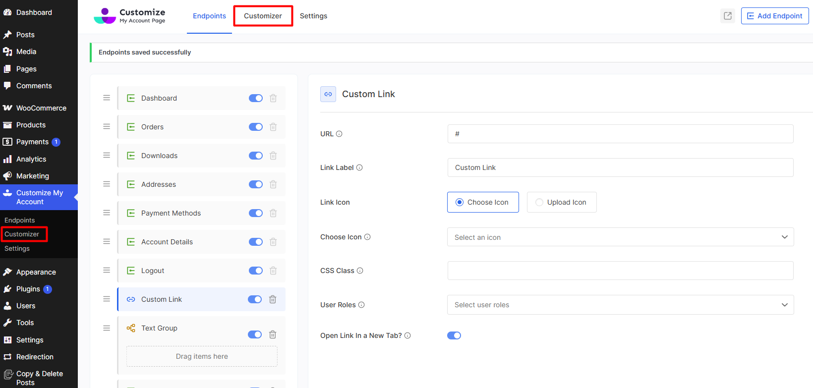 How to Customize WooCommerce My Account Page