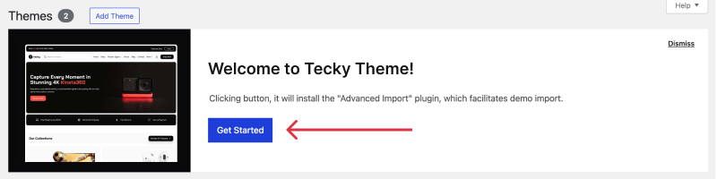 Tecky Theme - Get Started