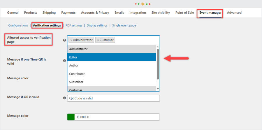 woocommerce events tickets manager plugin