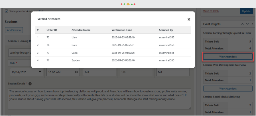 woocommerce events tickets manager plugin
