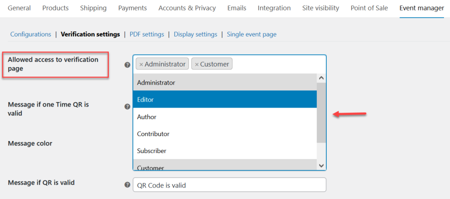 WooCommerce event ticket plugin
