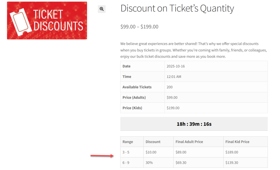 WooCommerce event ticket plugin