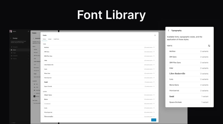 Fasino - font library