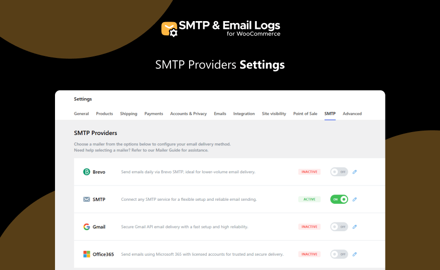 SMTP Provider Setting