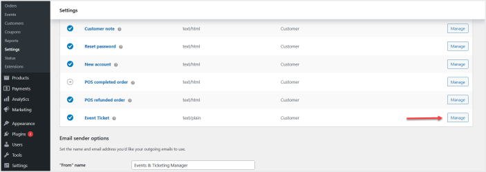 woocommerce event tickets manager plugin