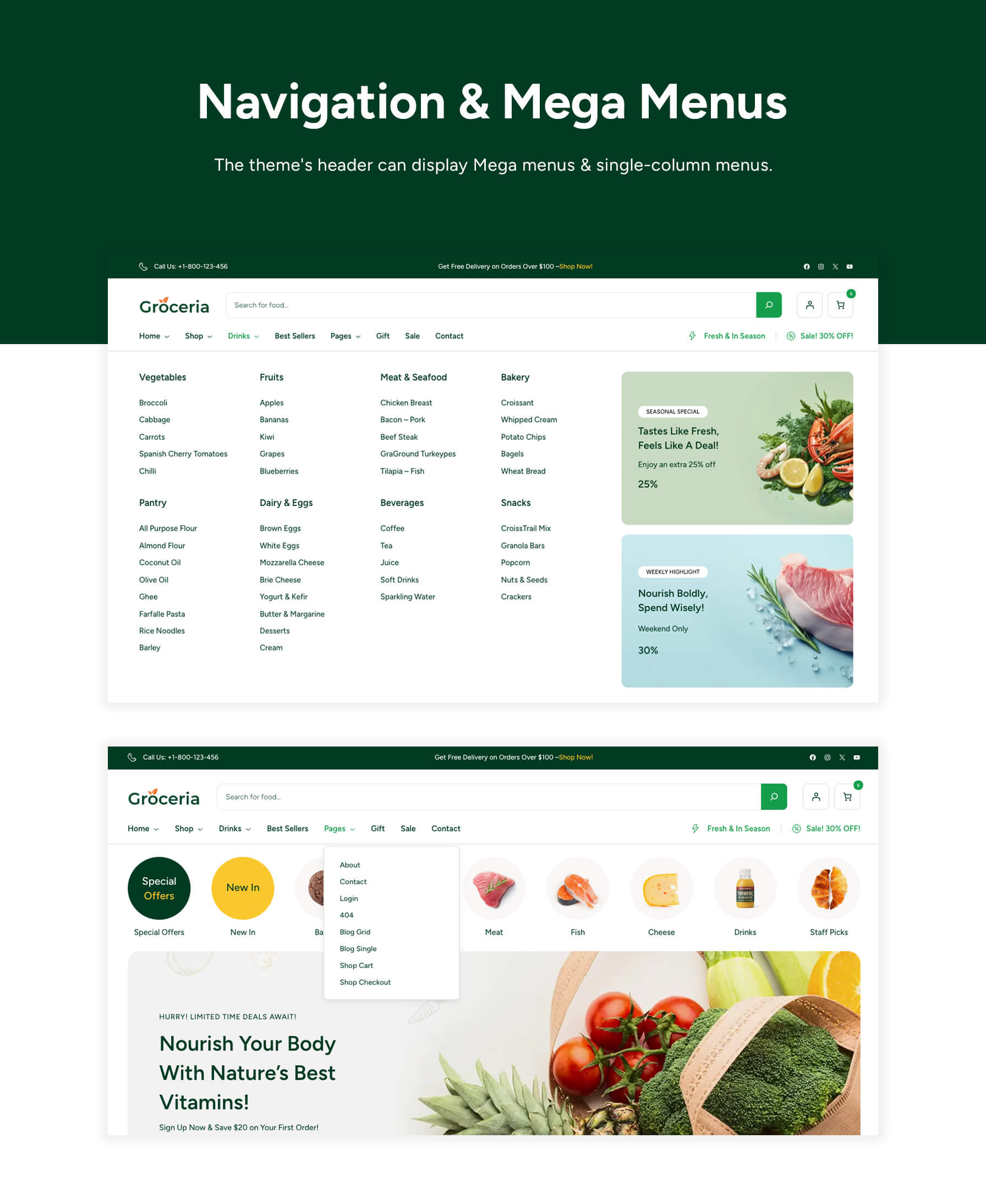 Groceria - WooCommerce Marketplace