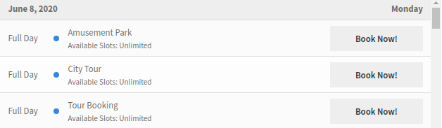 Available Bookings Block in Booking & Appointment Plugin for WooCommerce 19