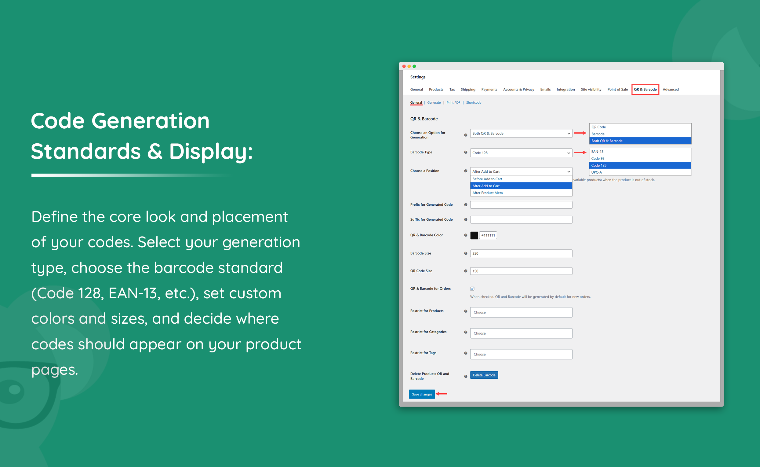 QR and Barcode Generator - WooCommerce Marketplace