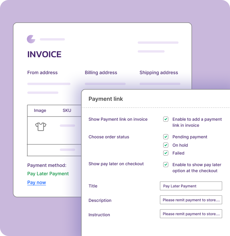 Add Pay Now Links to Order Invoices 
