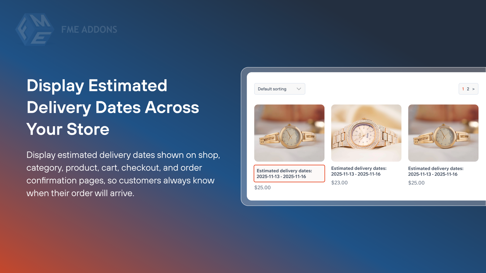 Estimated Order Delivery Date - WooCommerce Marketplace