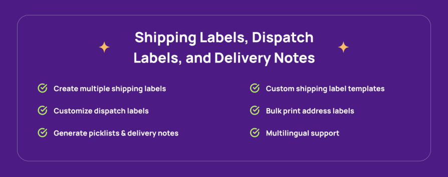 WooCommerce shipping label plugin