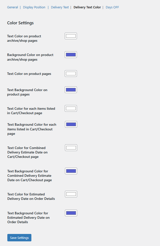Personalize Colors Across Store