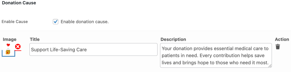 Wordpress donation plugin