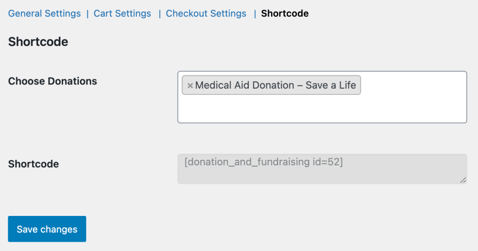 Wordpress donation plugin