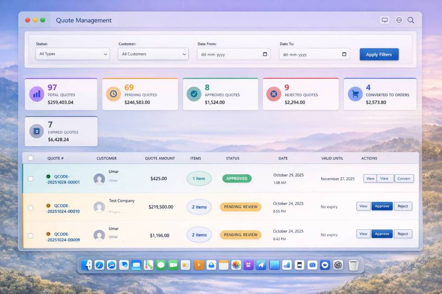 B2B Quote Management