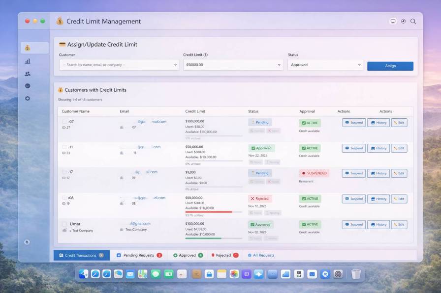 Credit Limits Management