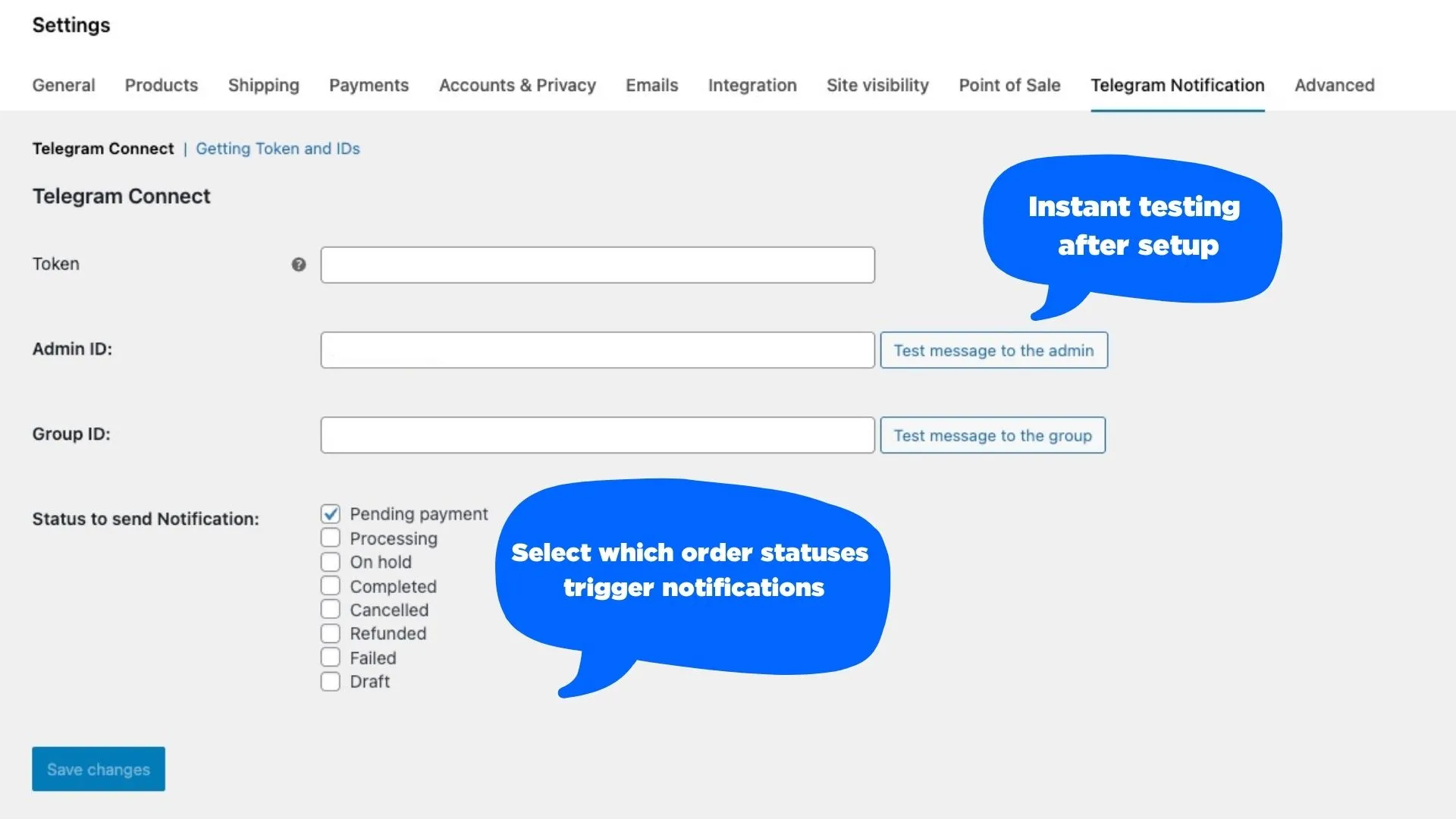 Telegram Order Notification - WooCommerce Marketplace
