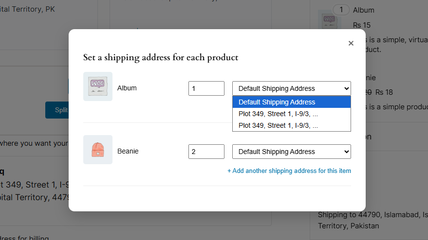 Use a Dropdown to Show Saved Addresses On Checkout