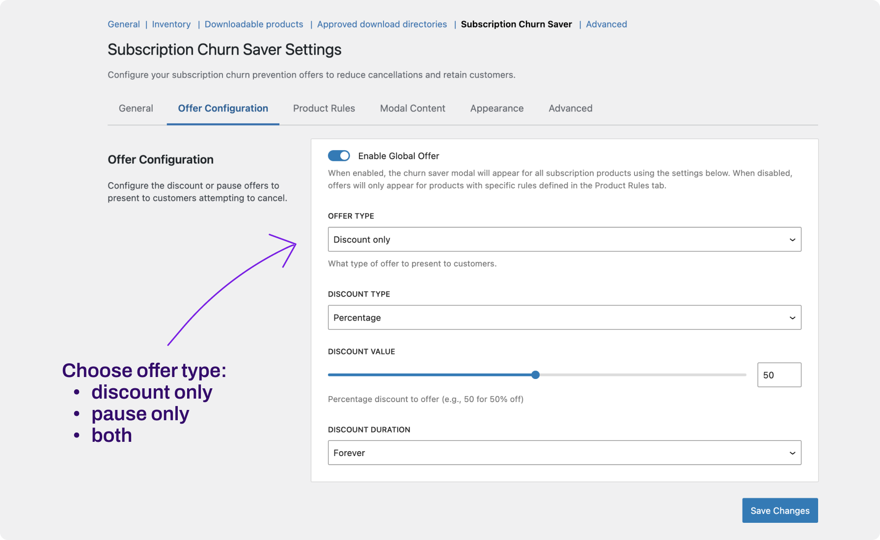 Subscription Churn Saver - WooCommerce Marketplace