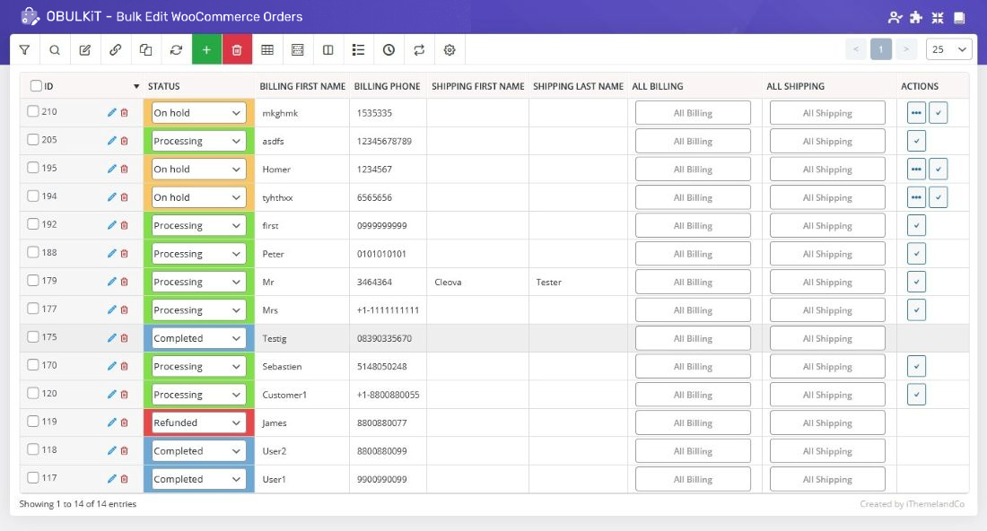 OBULKiT - Bulk Orders Editing - WooCommerce Marketplace