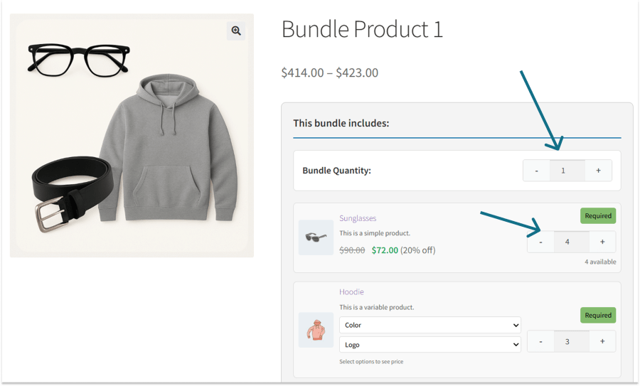 Limit purchase woocommerce product bundle
