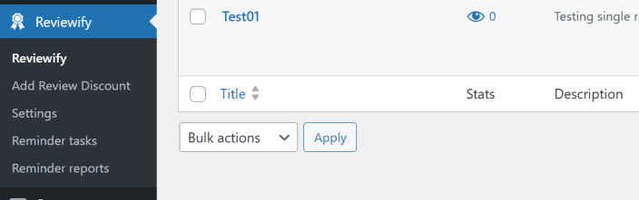 Plugin Menu Overview