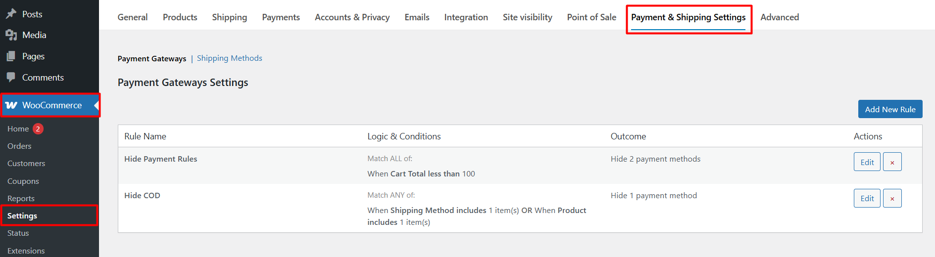 Extendons Conditional Shipping and Payment Methods Documentation ...