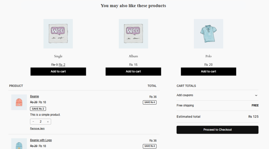 Show Upsell Products on Cart Pages