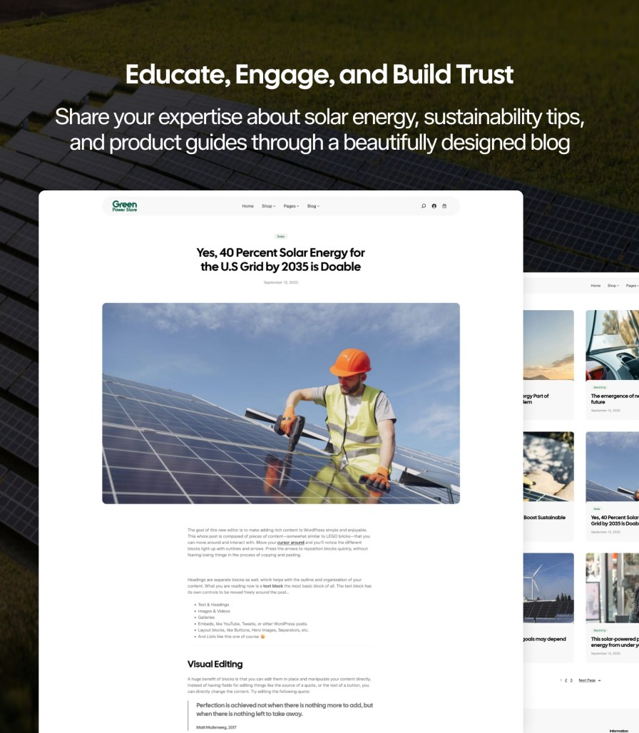 Green Power Store blog